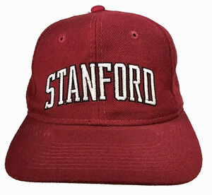 Dorfman Pacific L/XL Stanford Cardinal 100% Wool Red Snapback Hat Cap